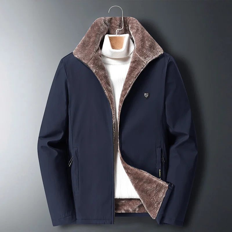 2024 Winter jackets men Fashion Thick Warm Cotton-Padded Jacket Men's Casual Loose style High Quality Large Size coat male 8XL
