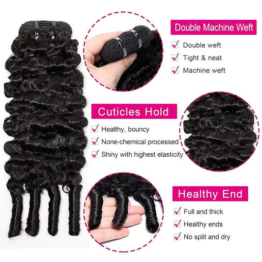 Extensiones de Pelo Humano Burmese Curly Hair Bundles Pelo Crudo sin Procesar Rizos Birmanos 3C4A 1/3/4 Piezas Paquetes de Pelo Humano Oferta de Tejido