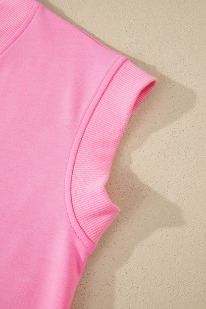 Sachet Pink V Neck Short Sleeve Top Drawstring Shorts 2pcs Set - Snoopy's Closet