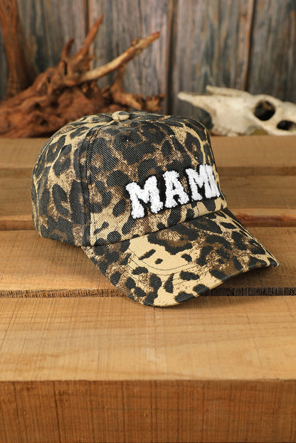 Leopard MAMA Embroidered Leopard Baseball Cap - Snoopy's Closet