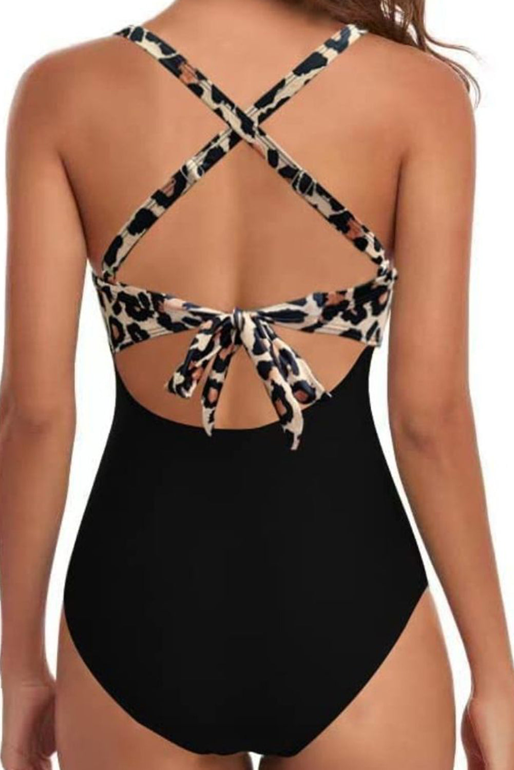 Pink 2-tone Crossed Cutout Backless Monokini - Snoopy's Closet