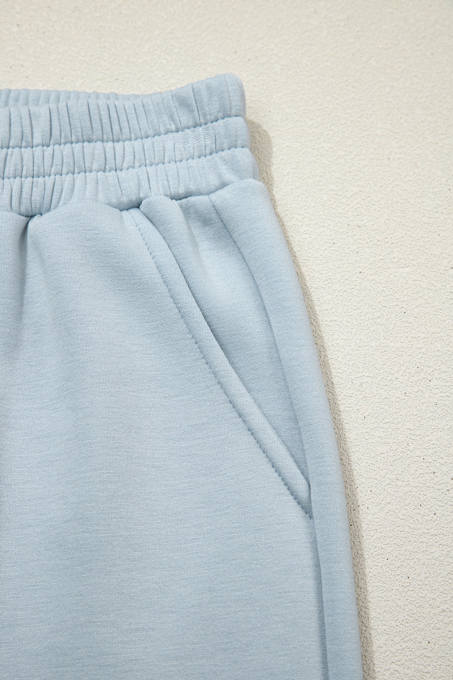 Beau Blue Half Zip Polo Tee Casual Pant Set - Snoopy's Closet