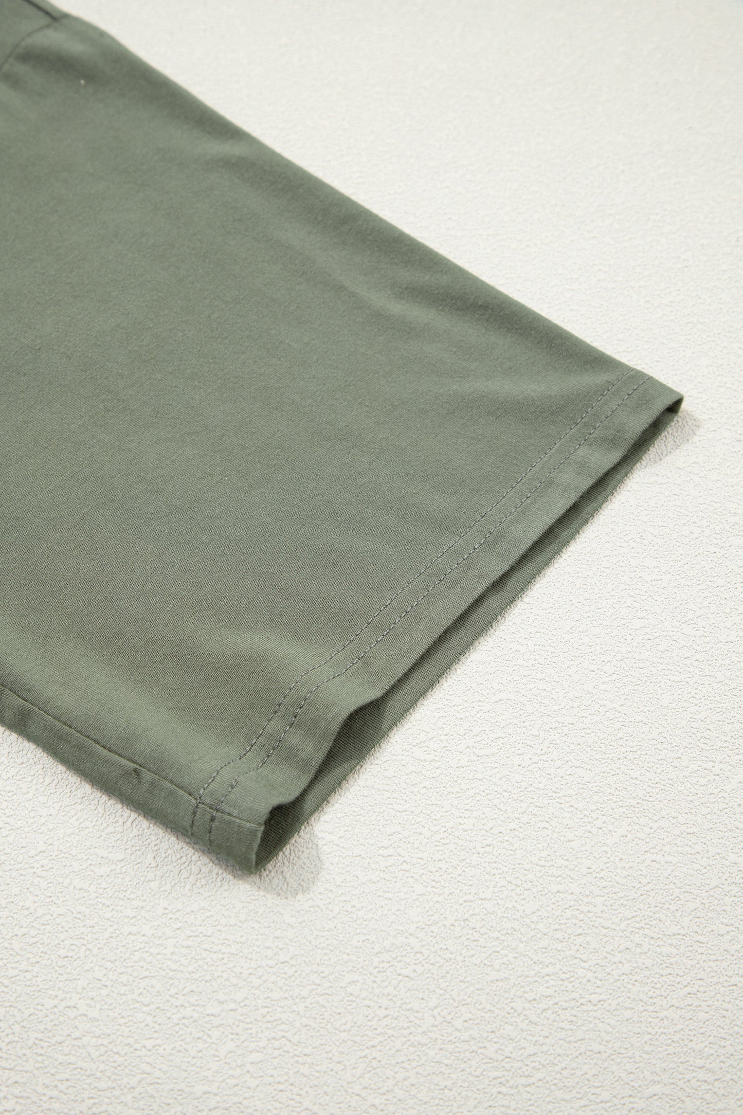 Laurel Green Solid Color Oversize Tee Tie Wrap Mini Skort 2pcs Set - Snoopy's Closet