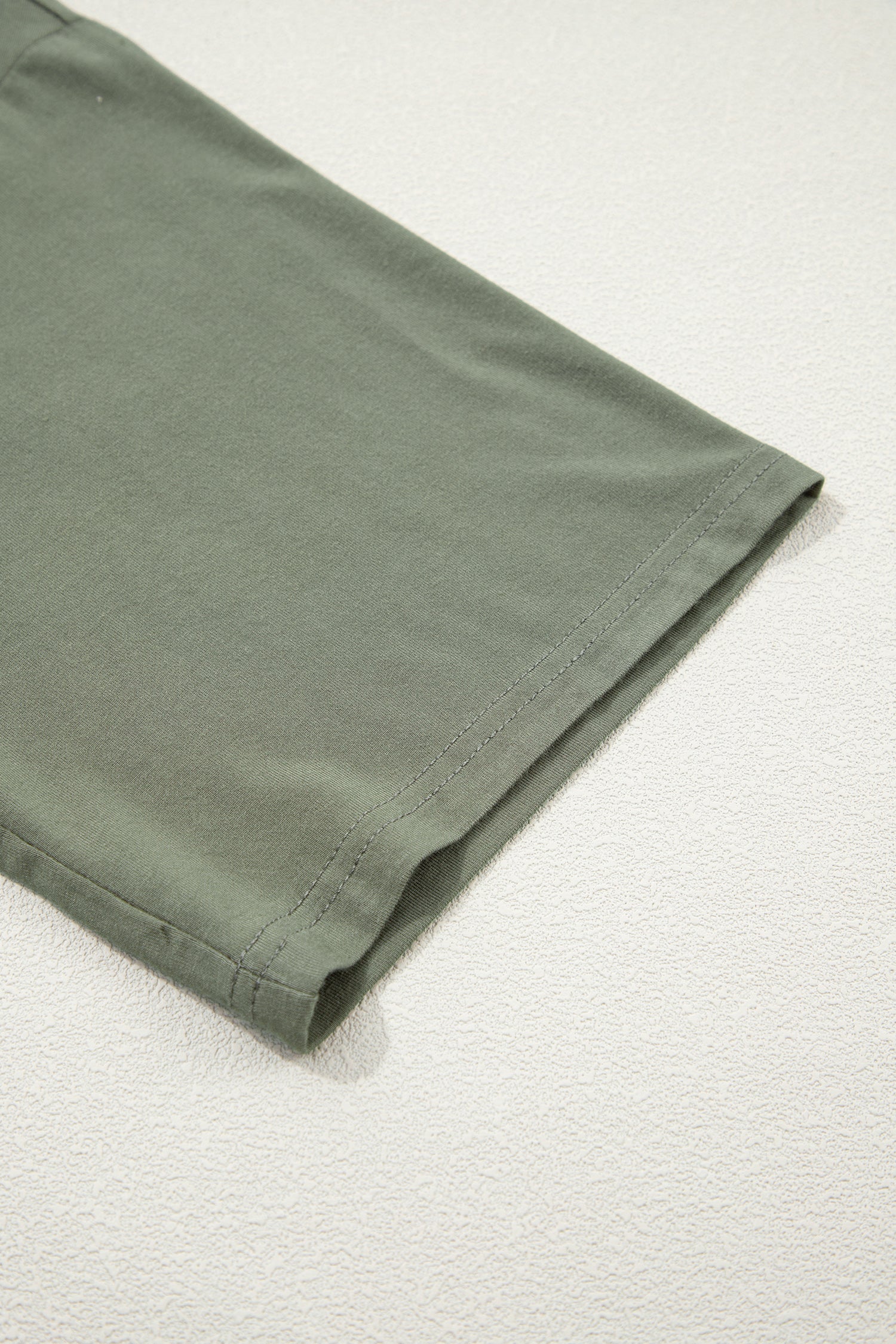 Laurel Green Solid Color Oversize Tee Tie Wrap Mini Skort 2pcs Set - Snoopy's Closet