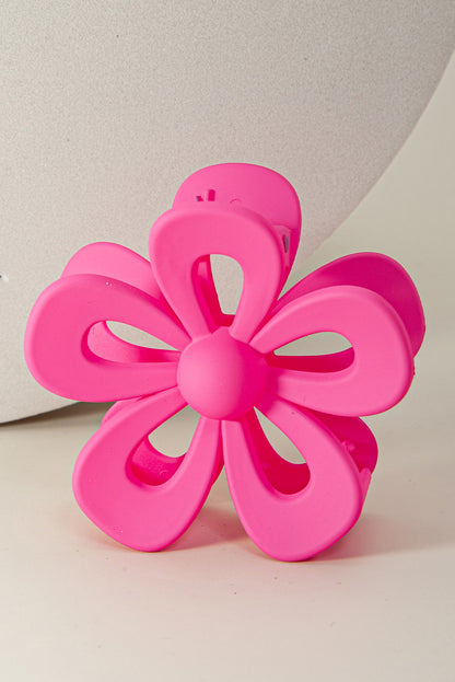 Rose Red Sweet Hollowed Flower Shape Claw Clip - Snoopy's Closet
