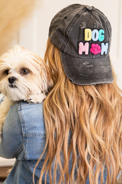 Black DOG MAMA Baseball Cap - Snoopy's Closet