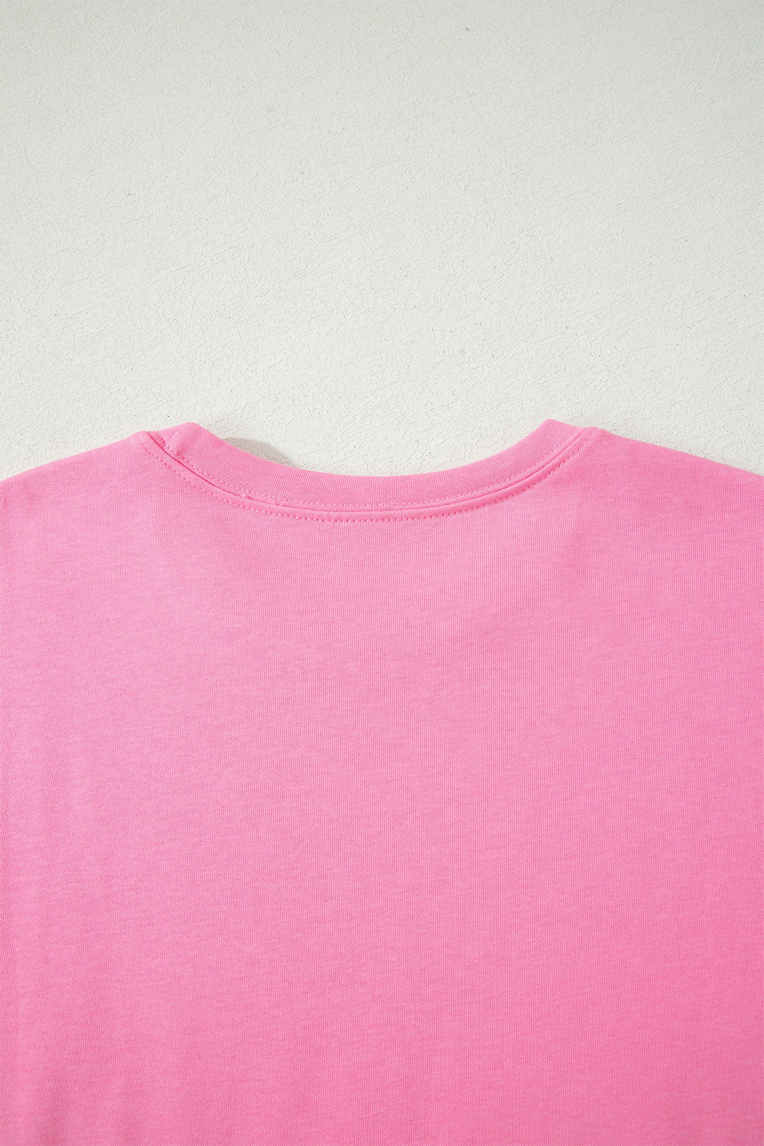 Sachet Pink Solid Cover Oversize Tee Pocketed Casual Pants 2pcs Outfit - Snoopy's Closet