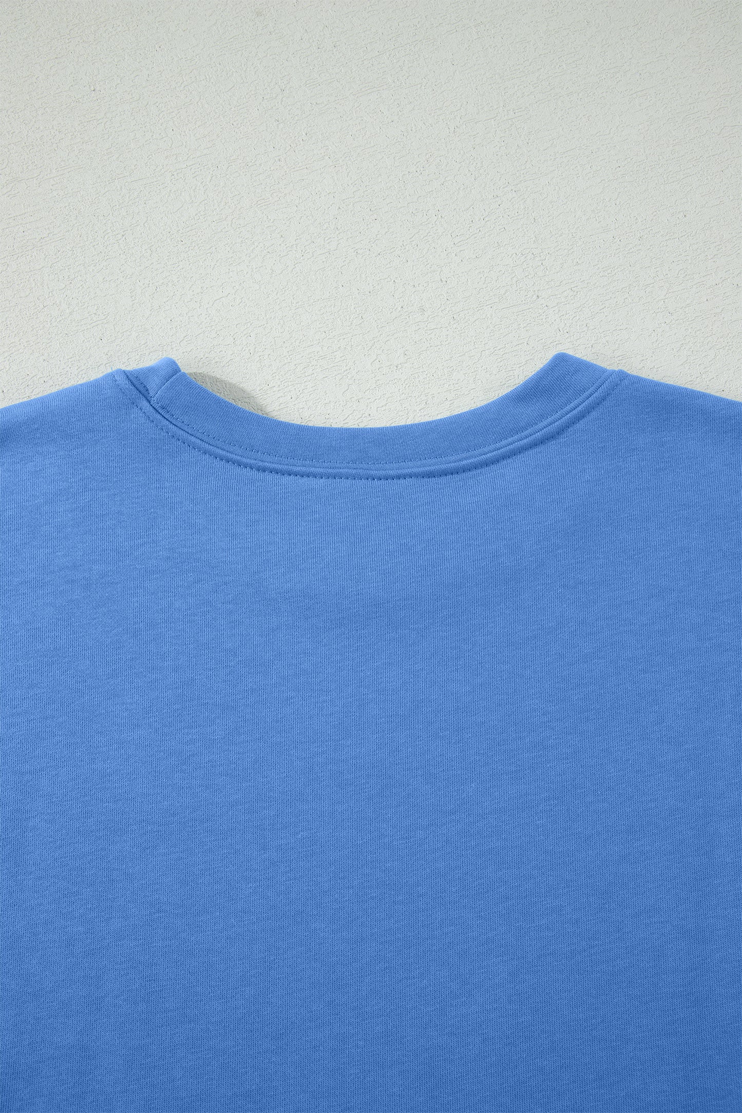 Sky Blue Solid Cover Oversize Tee Pocketed Casual Pants 2pcs Outfit - Snoopy's Closet