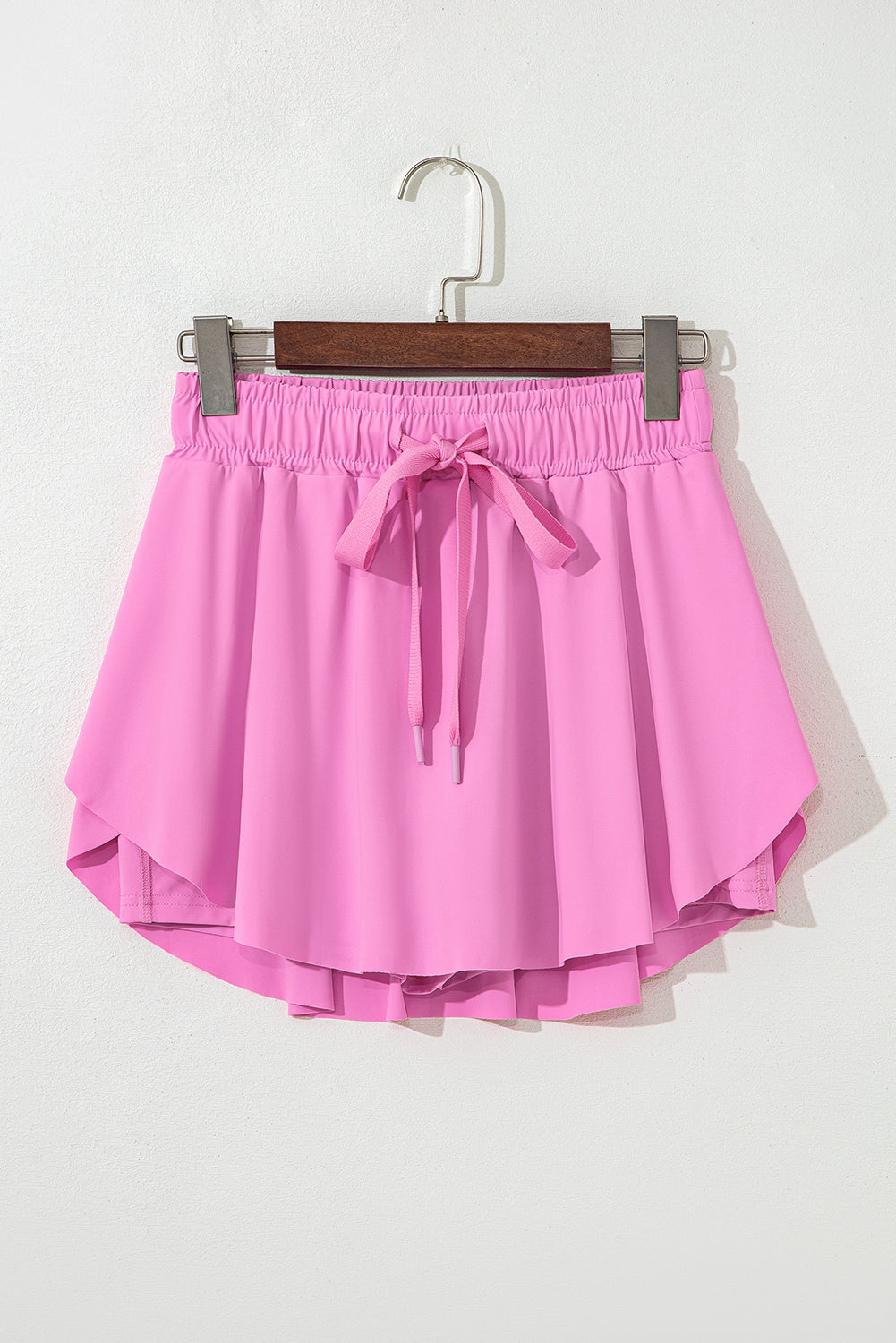 Falda-pantalón de tenis Bonbon con forro y cintura elástica con cordón