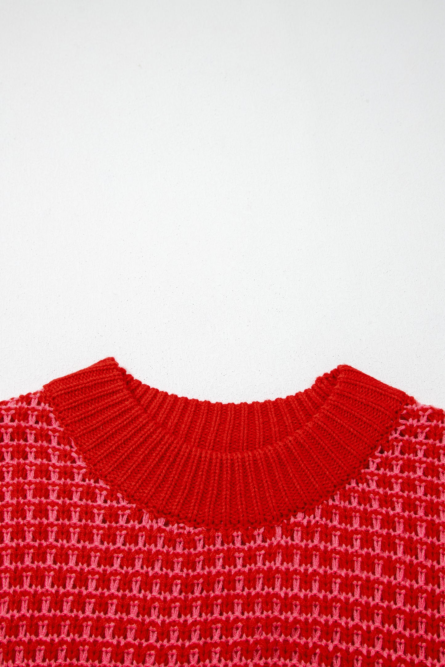 Jersey holgado de manga francesa y caída Red Stripe