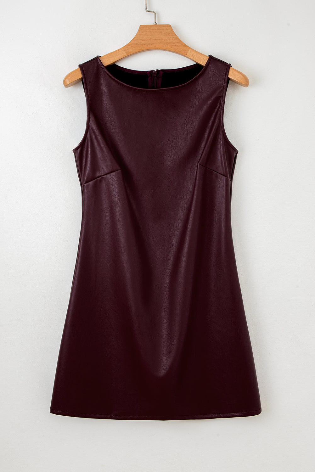Wild Ginger Vegan Leather Sleeveless Mini Dress - Snoopy's Closet