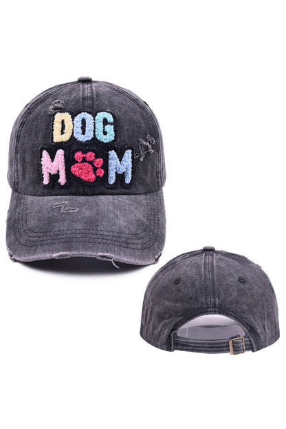 Black DOG MAMA Baseball Cap - Snoopy's Closet