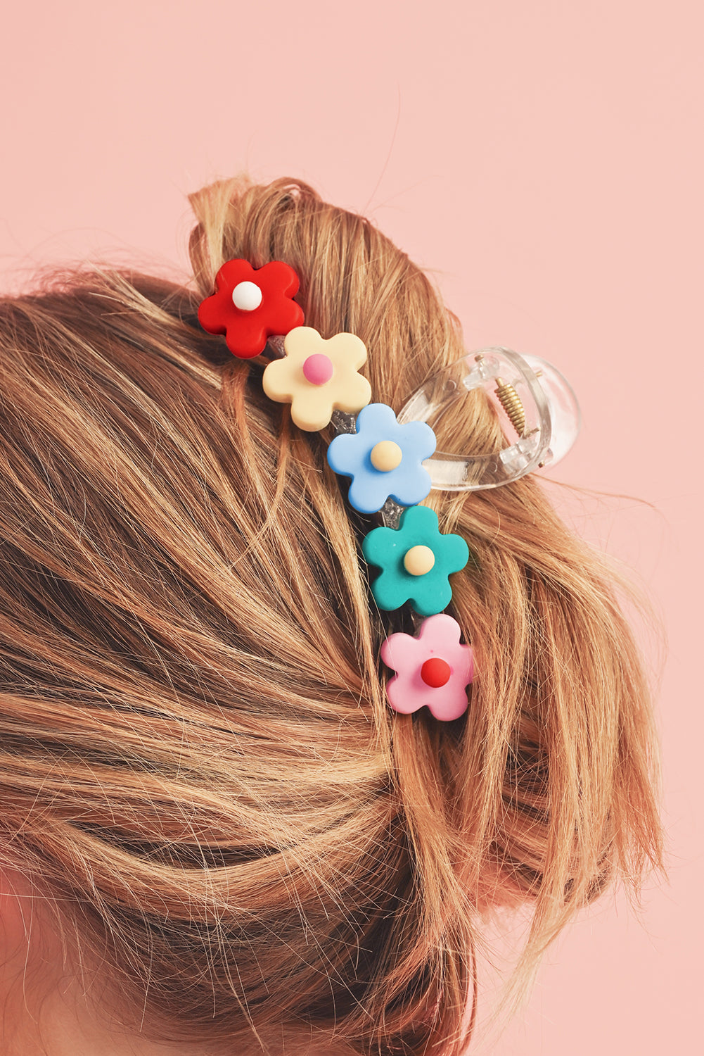 Multicolour Flowers Cute Hair Claw Clip - Snoopy's Closet