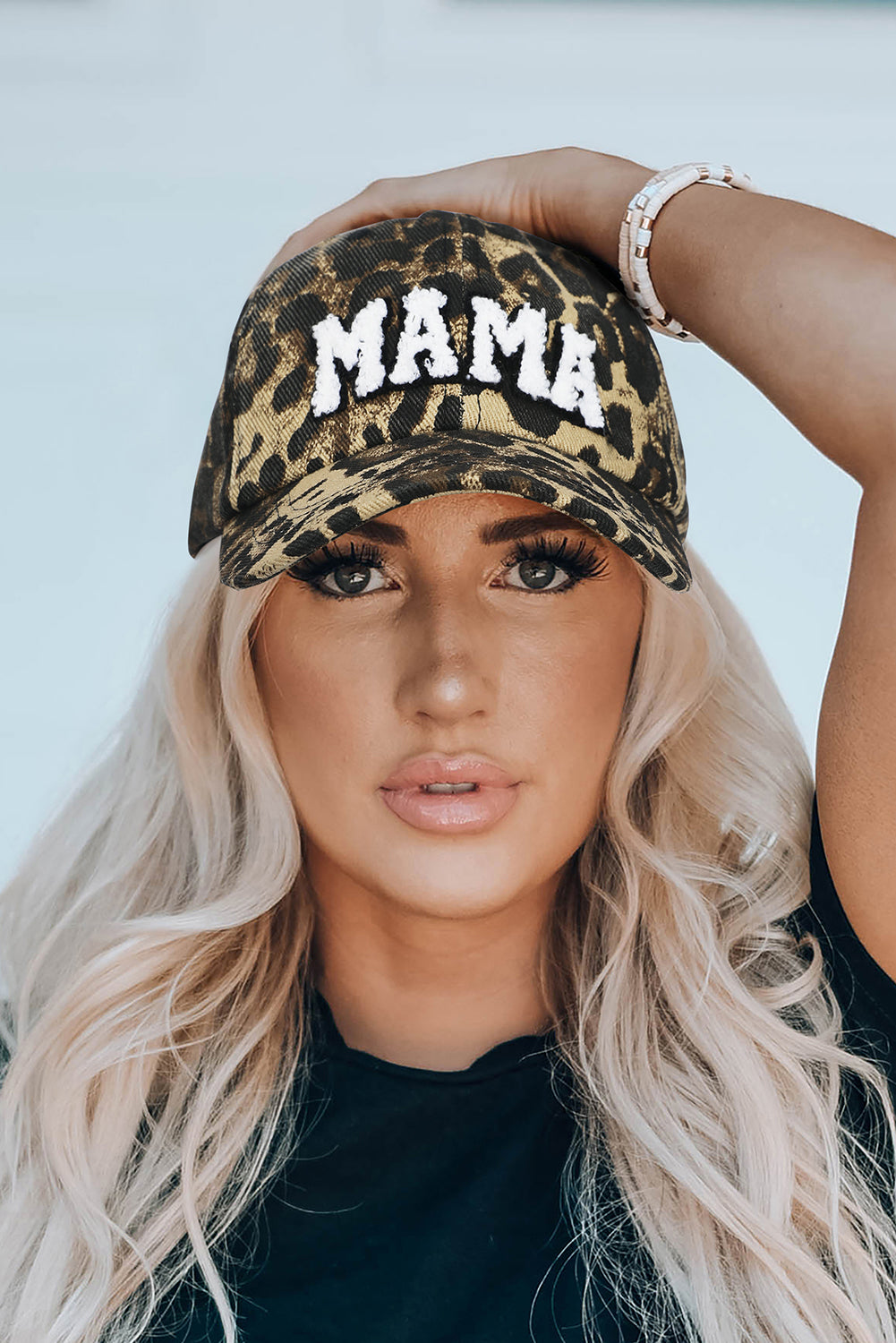 Leopard MAMA Embroidered Leopard Baseball Cap - Snoopy's Closet