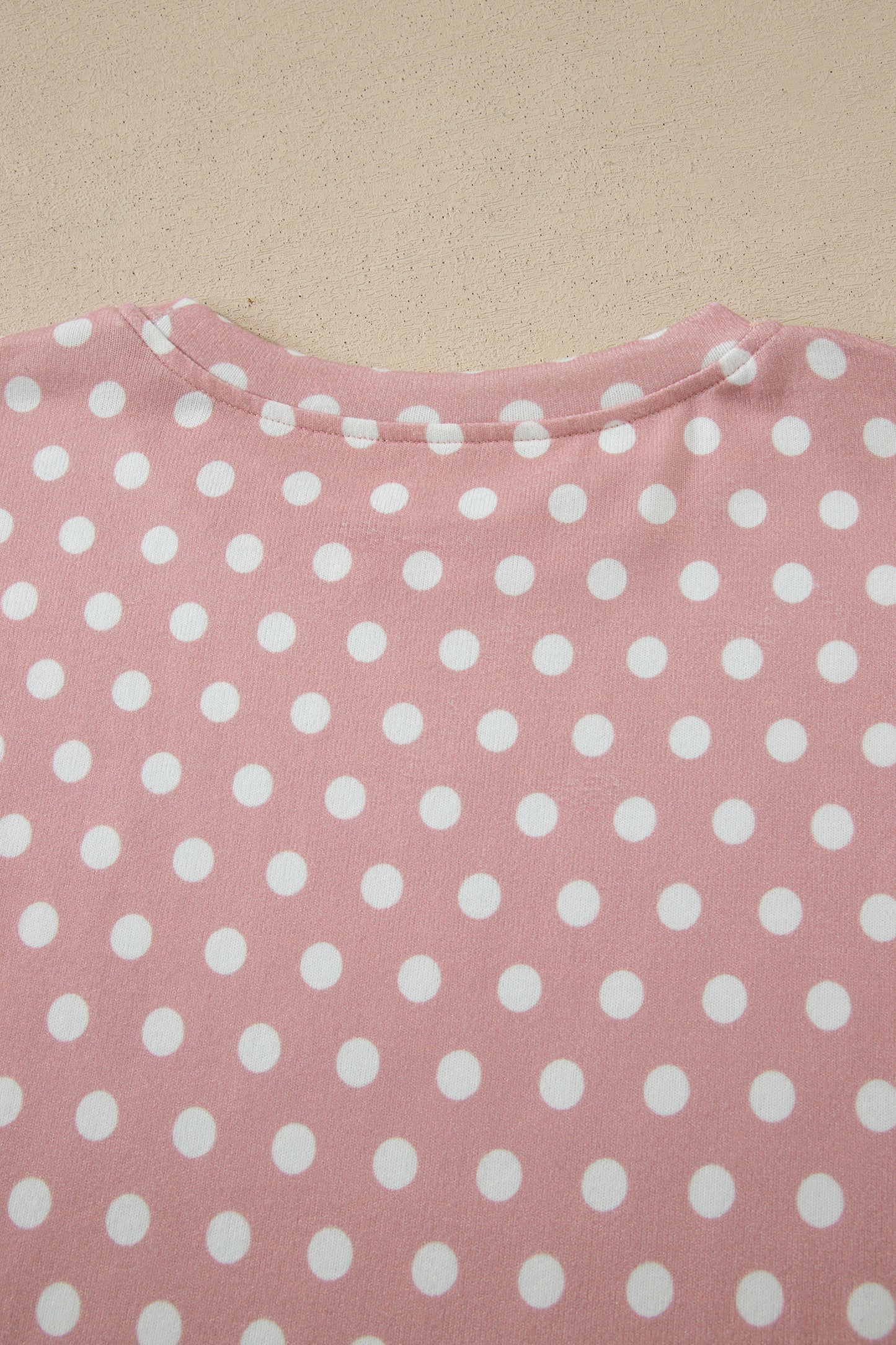 Pink Polka Dot Print Short Set - Snoopy's Closet