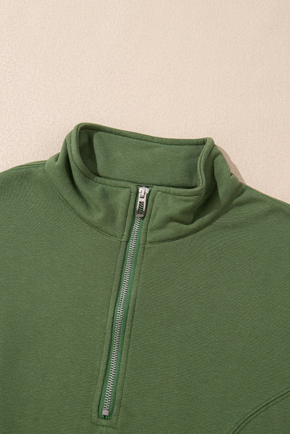 Vineyard Green Half Zip up Pullover Active Top and Joggers Set - Snoopy's Closet
