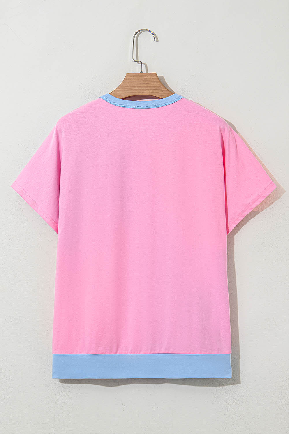 Camiseta con botones, cuello y dos tonos Myosotis