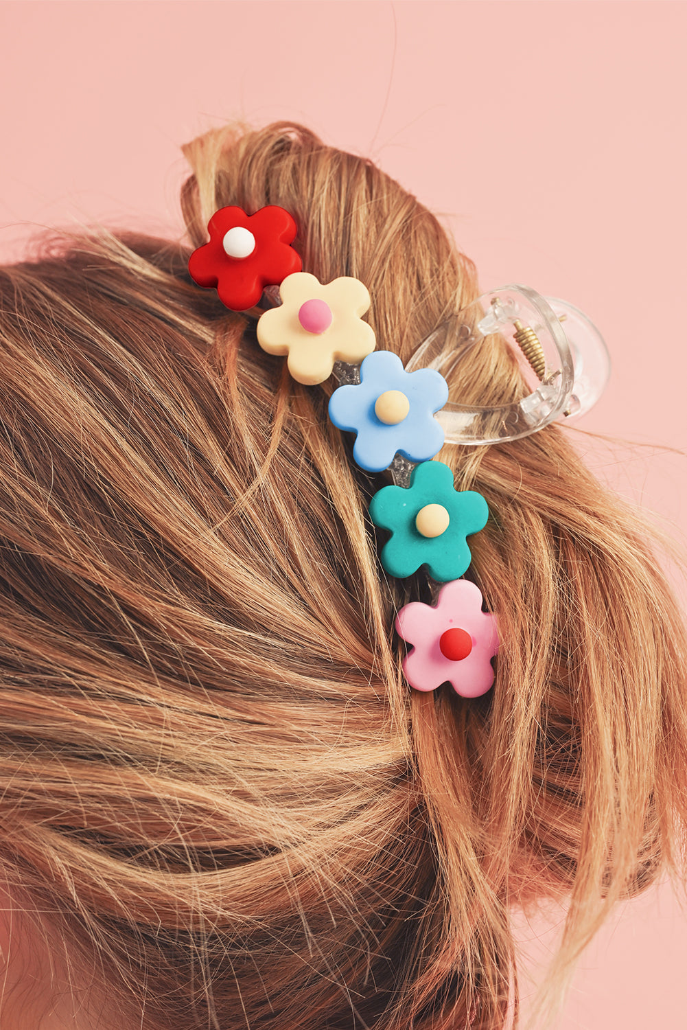 Multicolour Flowers Cute Hair Claw Clip - Snoopy's Closet
