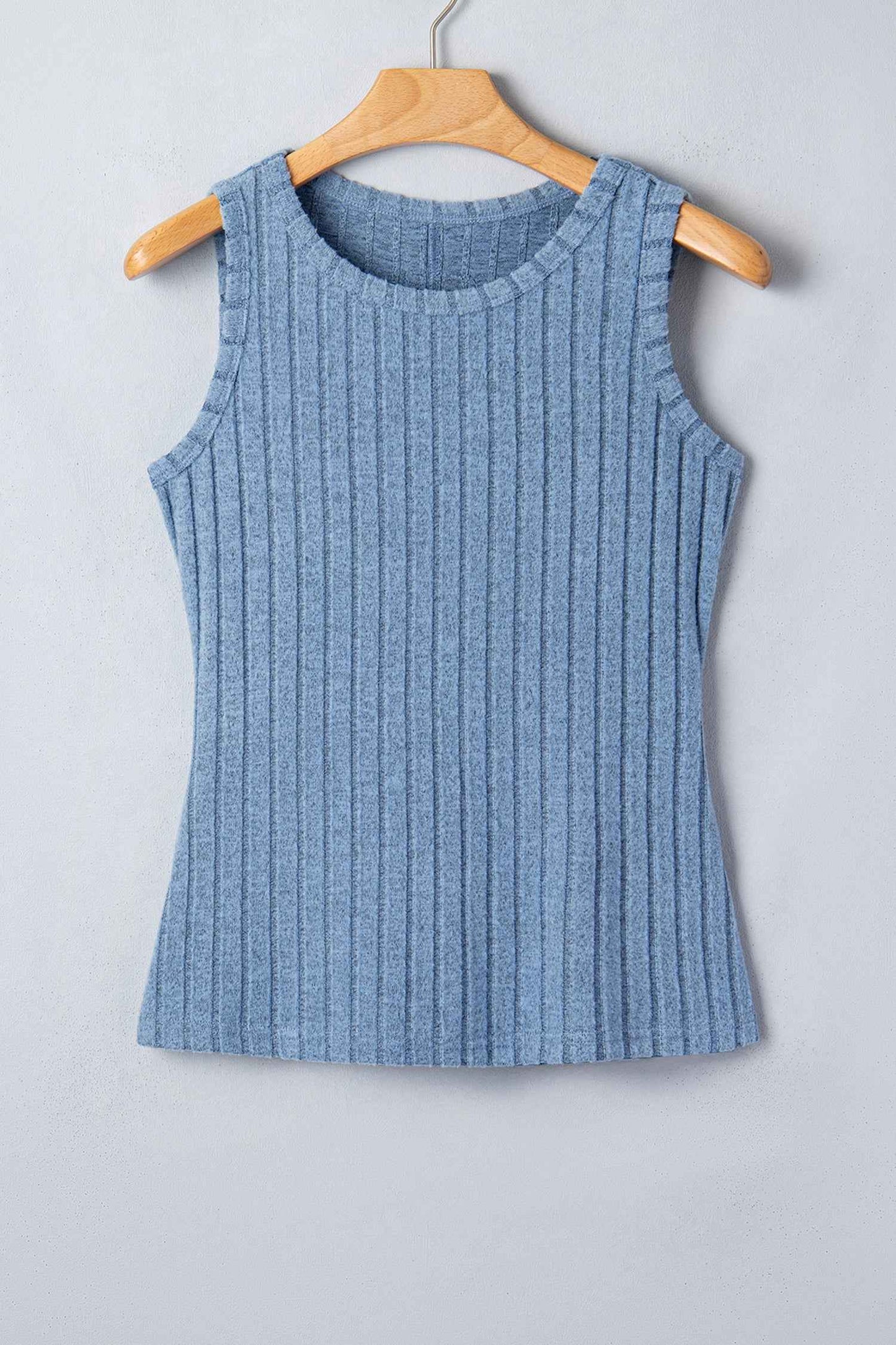 Phalaenopsis Slim Ribbed Mineral Wash Tank Top