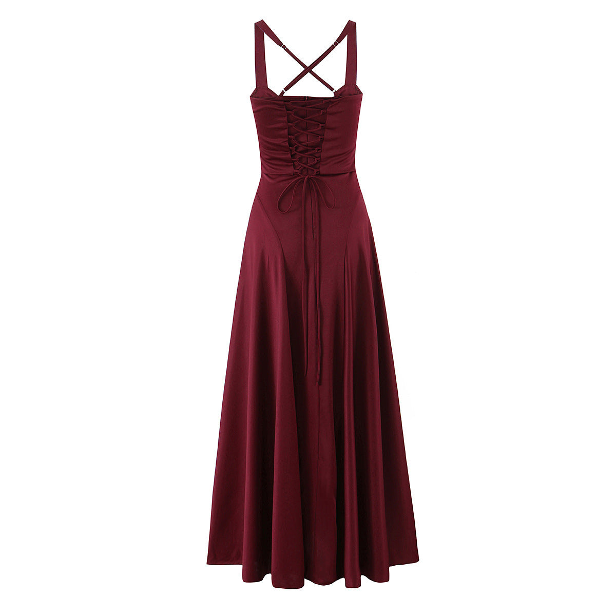 Backless slim fit camisole dress