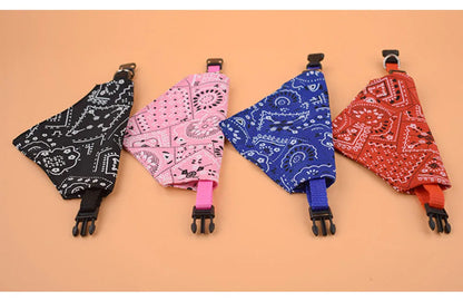 Pañuelo para Collar de Perro, Pañuelo Ajustable para Cuello de Perro, Pañuelo para Cachorros y Gatos, Accesorios para Mascotas Pequeñas, Medianas y Grandes