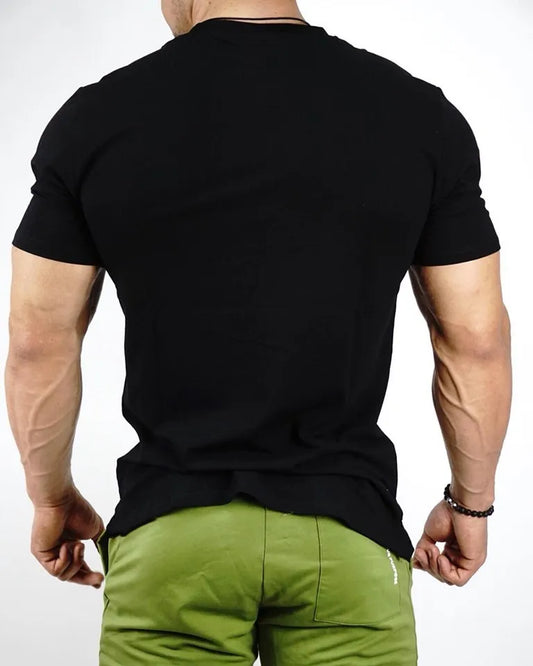 Camisetas Hombre Verano Manga Corta Camiseta Musculación Entrenamiento Ropa Hombre Uso Diario