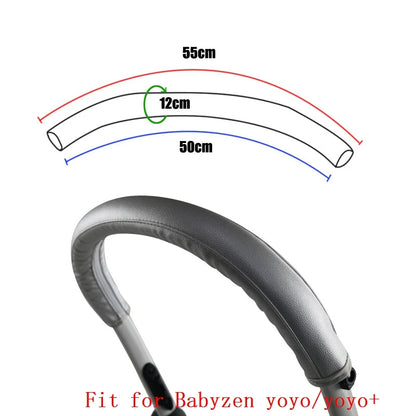 Stroller Armrest Protective PU Cover Case Fit for Babyzen Yoyo 2 /yoyo +/yoyo Stroller Bumper Bar Handle Cover Case Accessories