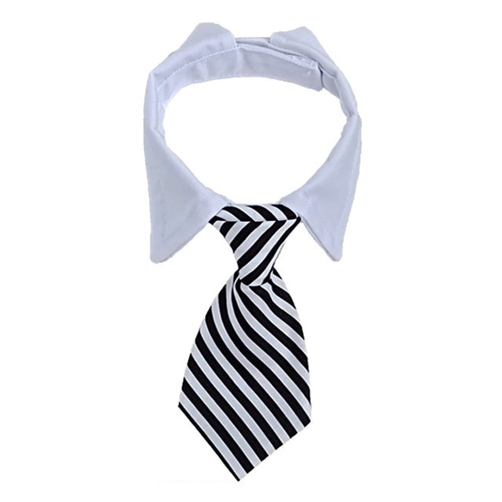 Corbata formal de esmoquin con pajarita negra y roja para perro, gato, accesorios para mascotas, traje para perros y gatos pequeños y medianos