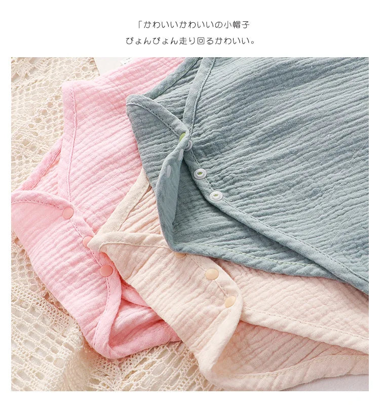 Summer Baby Rompers 2022 Boys Girls Bodysuit Muslin Sleeveless Newborn Clothes Fashion Baby Clothing Toddler Outfits
