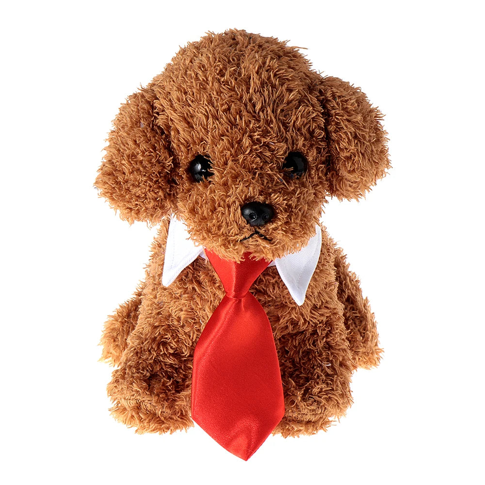 Corbata formal de esmoquin con pajarita negra y roja para perro, gato, accesorios para mascotas, traje para perros y gatos pequeños y medianos