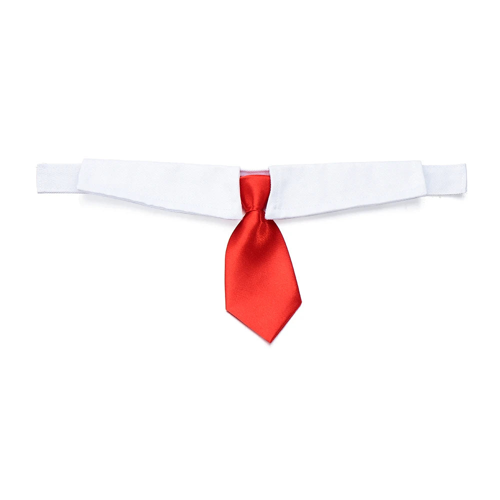 Corbata formal de esmoquin con pajarita negra y roja para perro, gato, accesorios para mascotas, traje para perros y gatos pequeños y medianos