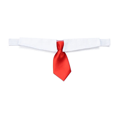 Corbata formal de esmoquin con pajarita negra y roja para perro, gato, accesorios para mascotas, traje para perros y gatos pequeños y medianos
