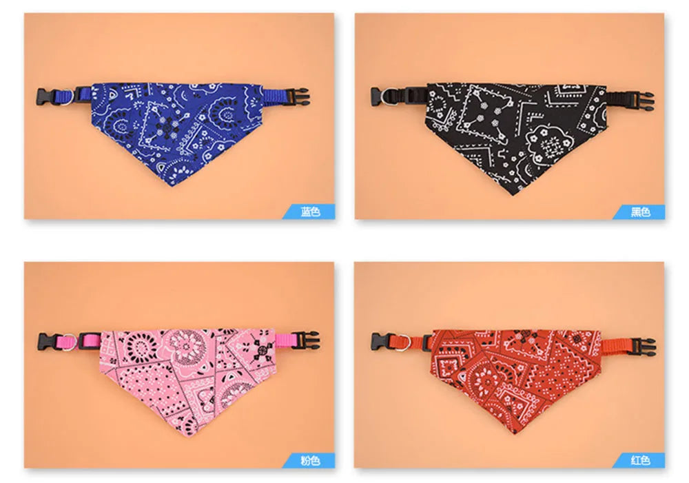 Pañuelo para Collar de Perro, Pañuelo Ajustable para Cuello de Perro, Pañuelo para Cachorros y Gatos, Accesorios para Mascotas Pequeñas, Medianas y Grandes
