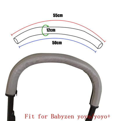 Stroller Armrest Protective PU Cover Case Fit for Babyzen Yoyo 2 /yoyo +/yoyo Stroller Bumper Bar Handle Cover Case Accessories