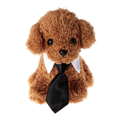 Corbata formal de esmoquin con pajarita negra y roja para perro, gato, accesorios para mascotas, traje para perros y gatos pequeños y medianos