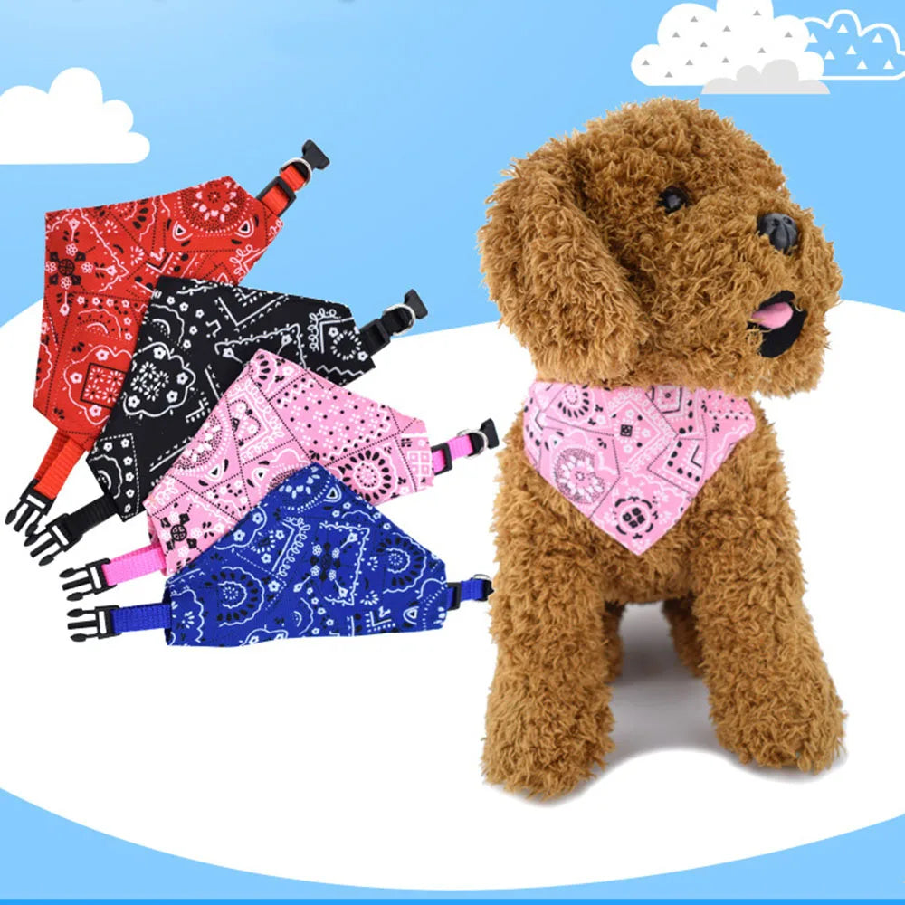 Pañuelo para Collar de Perro, Pañuelo Ajustable para Cuello de Perro, Pañuelo para Cachorros y Gatos, Accesorios para Mascotas Pequeñas, Medianas y Grandes