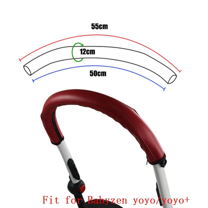 Stroller Armrest Protective PU Cover Case Fit for Babyzen Yoyo 2 /yoyo +/yoyo Stroller Bumper Bar Handle Cover Case Accessories