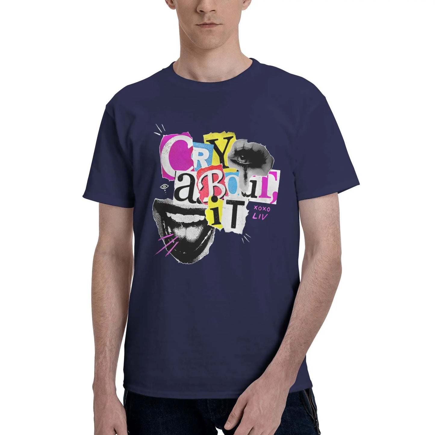 Man T-Shirt Liv Morgan T-Shirts Fashion  Summer Tees Vintage Design Cotton Clothing Birthday Gift