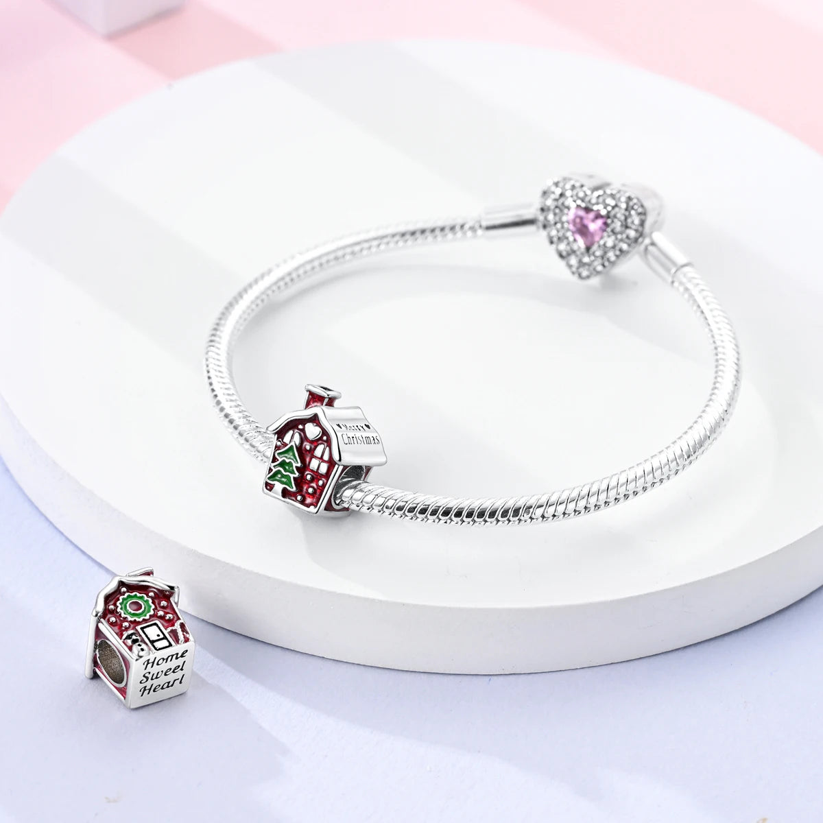 New Arrivals Silver Plated Cute Pet Moon Luminous Firefly Charms Fit Original Bangle Beads Pendent Dangle Bracelet DIY Jewelry