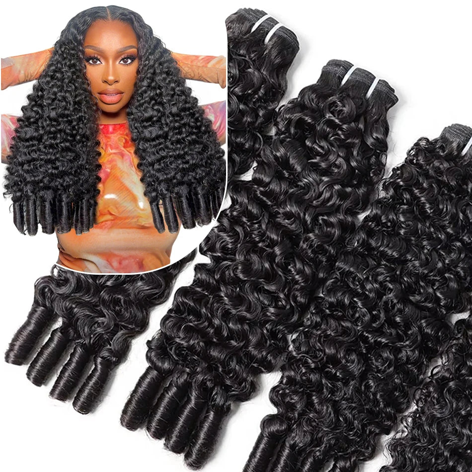 Burmese Curly Hair Bundles Human Hair Extensions Unprocessed Raw Hair Burmese 3C4A Curls 1/3/4 Pcs Human Hair Bundles Weave Deal