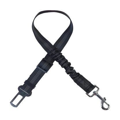Cinturón de seguridad para coche de mascotas, correa de nailon para vehículos, asiento trasero, cinturón de seguridad ajustable para perros, arnés, collar, accesorios para mascotas para paseos al aire libre