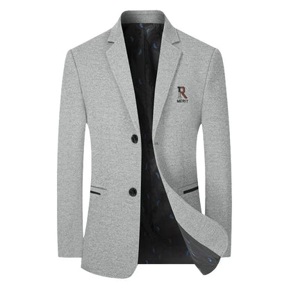 TFETTERS Brand 2025 Spring Business Blazer for Men Solid Autumn Casual Men's Jacket Blazer Fashion Single Breasted Suits Mens
