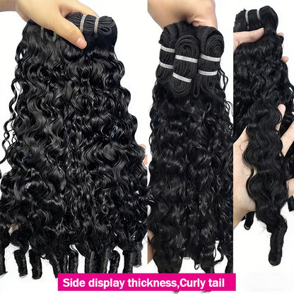 Burmese Curly Hair Bundles Human Hair Extensions Unprocessed Raw Hair Burmese 3C4A Curls 1/3/4 Pcs Human Hair Bundles Weave Deal