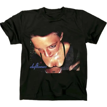 Deftones Sub-tone Band Alternative Rap Music Style Metal American T-shirt Men's Summer Fashion Trend Cotton Breathable T-shirt