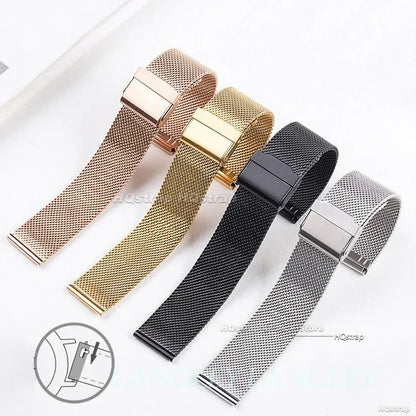 Quick Release Milanese Strap Universal Bracelet for DW 20mm 22mm 12mm 14mm 16mm 17mm 19mm 21mm 24mm 18mm 0.6mesh Stainless Steel