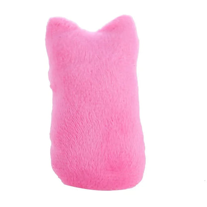 Juguetes de hierba gatera, bonito cojín de peluche para el pulgar, para rechinar los dientes, resistente a las mordeduras, juguete para gatos, accesorios para mascotas