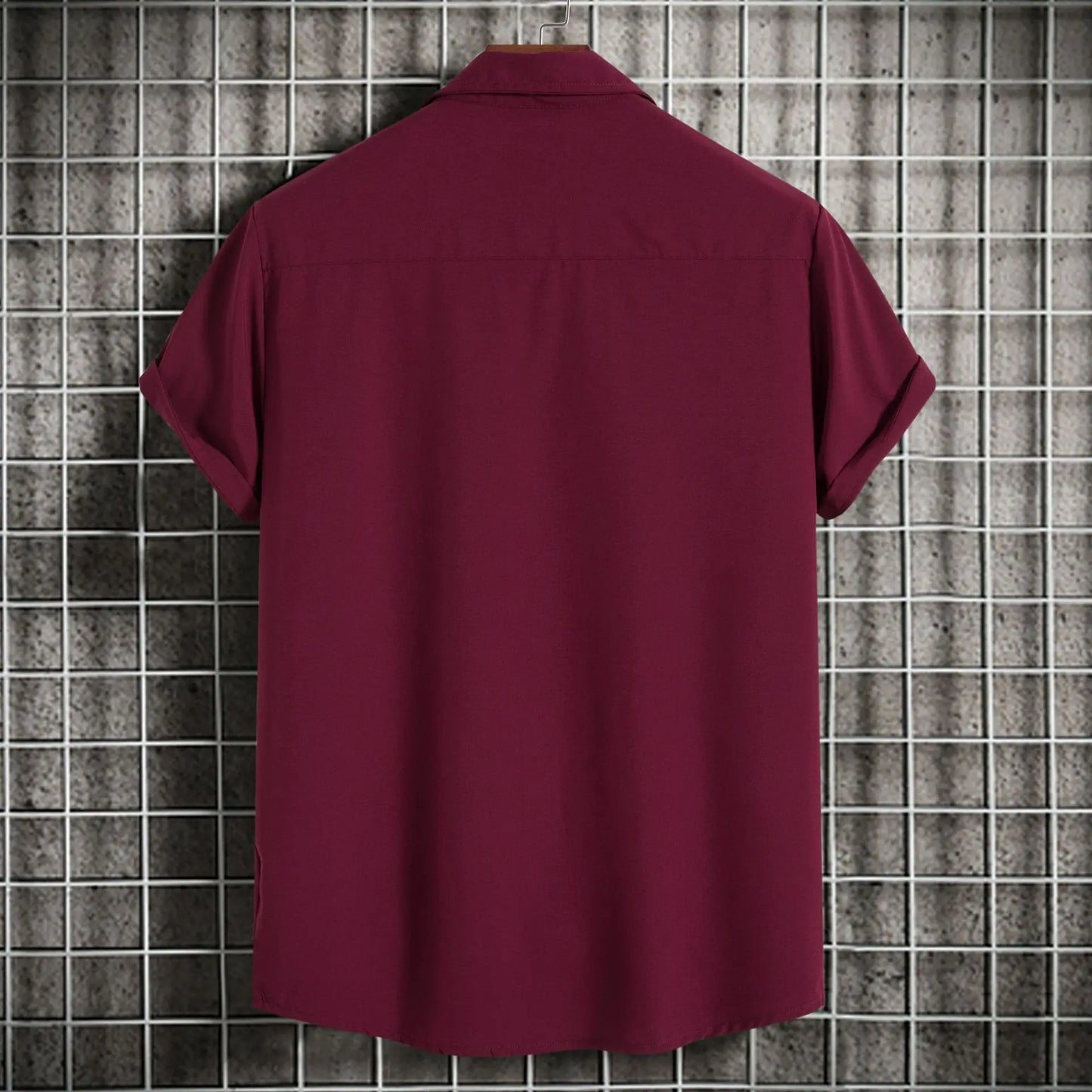 Nuevas camisas de manga corta para hombre, moda, lisas, informales, cárdigan con solapa, tops para hombre, blusa cómoda de un solo botón, camisas de playa de verano