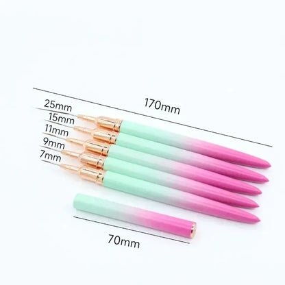 Nails Art Liner Brushes Elongated Lines Striping Drawing Painting  6/9/12/15/18mm Design Pen Professional Manicure Tool New