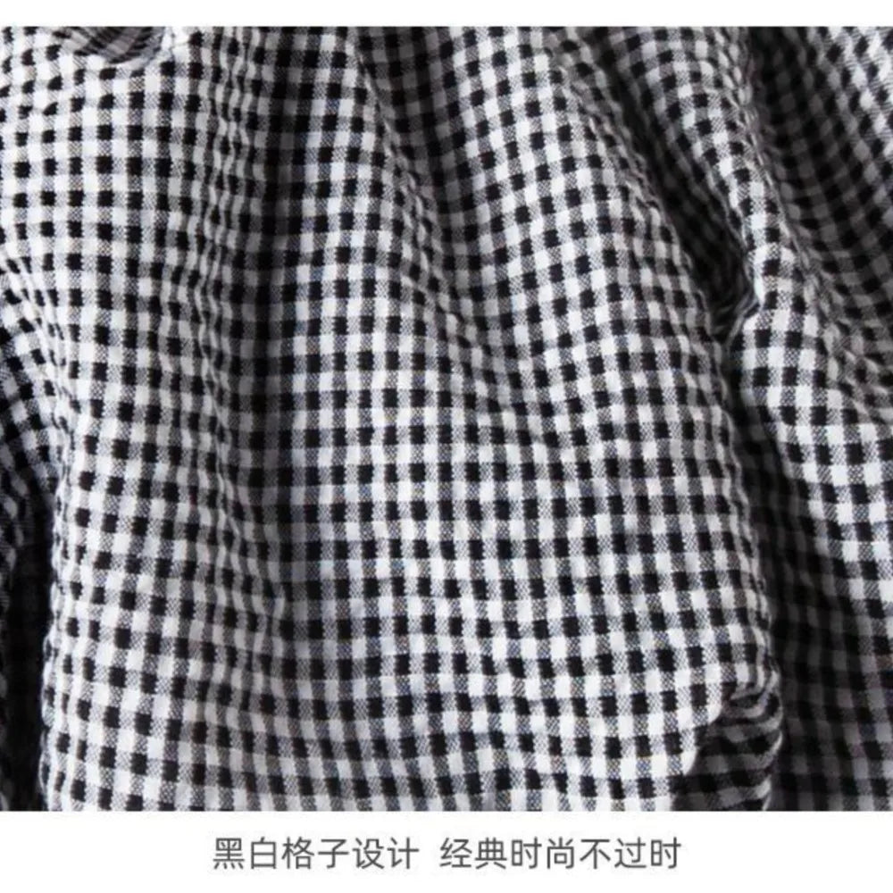 2025 Korea Girls Baby Summer Spring Autumn Dress Plaid Patchwork Casual Dresses Fashion Kids Children Clothes Vestidos