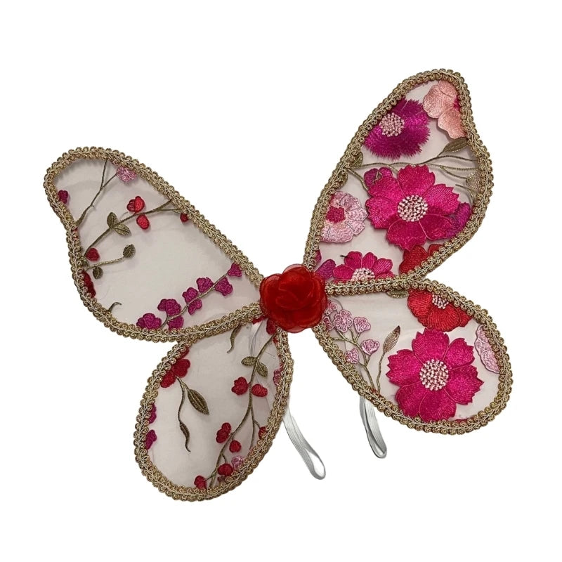Child Butterfly Wing Photography Props Lace Butterfly Wing for Creative Play